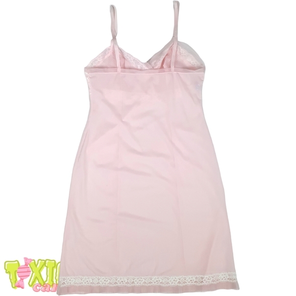 ๐ Vintage Night Slip Dress ๐ค Pink ๐ค Babydoll ๐ค Coquette ๐ค Kinderwhore ๐ - Picture 7 of 8